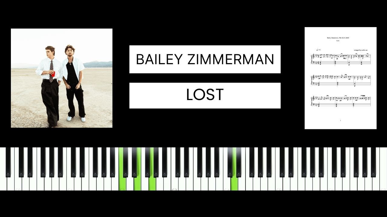 Bailey Zimmerman, The Kid LAROI - Lost (BEST PIANO TUTORIAL & COVER) Bailey Zimmerman, The Kid LAROI - Lost (BEST PIANO TUTORIAL & COVER)