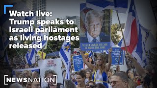 Watch live: Trump speaks to Israeli parliament following release of living hostages