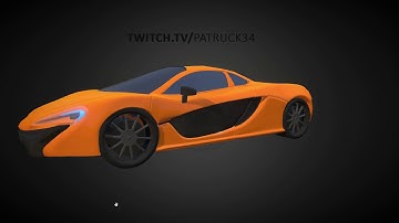 McLaren P1 Modeling Time Lapse