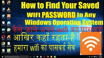 How to Find Your Saved WiFi Password on Windows xp,7,8 ,8 1 or 10 in Hindi Step By Step