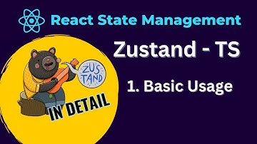 React Zustand Tutorial - 1. basic usage (typescript)