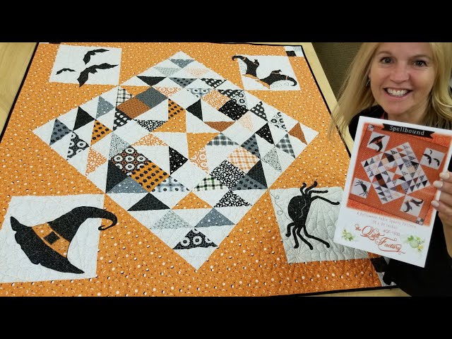 START EARLY ON HOLIDAY PROJECTS! Make Spellbound Halloween Patchwork Appliques With Me!