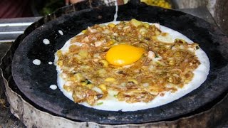Chatamari - Nepali Street Food Pizza in Kathmandu, Nepal!