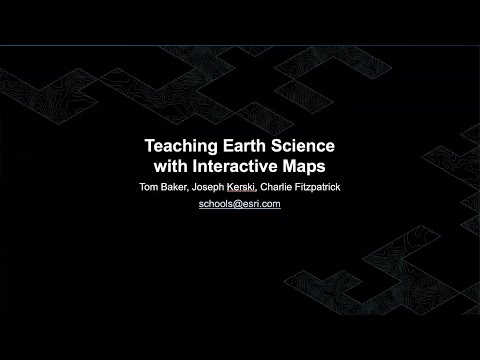 Teaching Earth Science with Interactive Maps