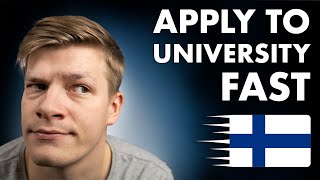 Finnish University Admission For International Students – HOW TO GET ADMITTED IN JUST 4 WEEKS