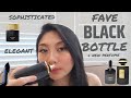 MY SOPHISTICATED, ELEGANT BLACK BOTTLE PERFUMES | MY BLACK IS BEAUTIFUL TAG | PERFUME COLLECTION