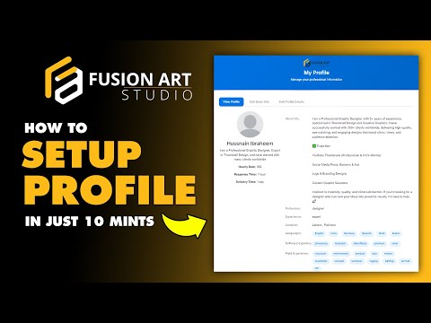 How To Setup Your Profile ? (Complete Fusion Hub Profile Guide)