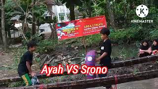 Lomba gebug bantal #Ayah vs Srono
