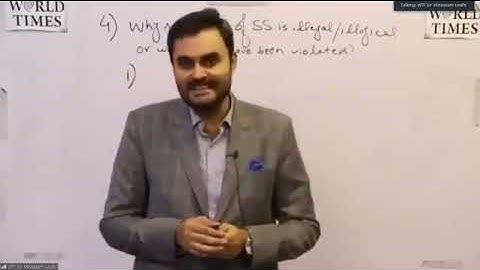 JWT CURRENT AFFAIRS BY SIR MOAZAM KHAN LODHI  KASHMIR ISSUE PART 2