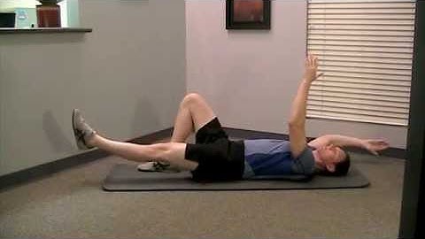 Dead bug | beginners core exercise | low back pain relief