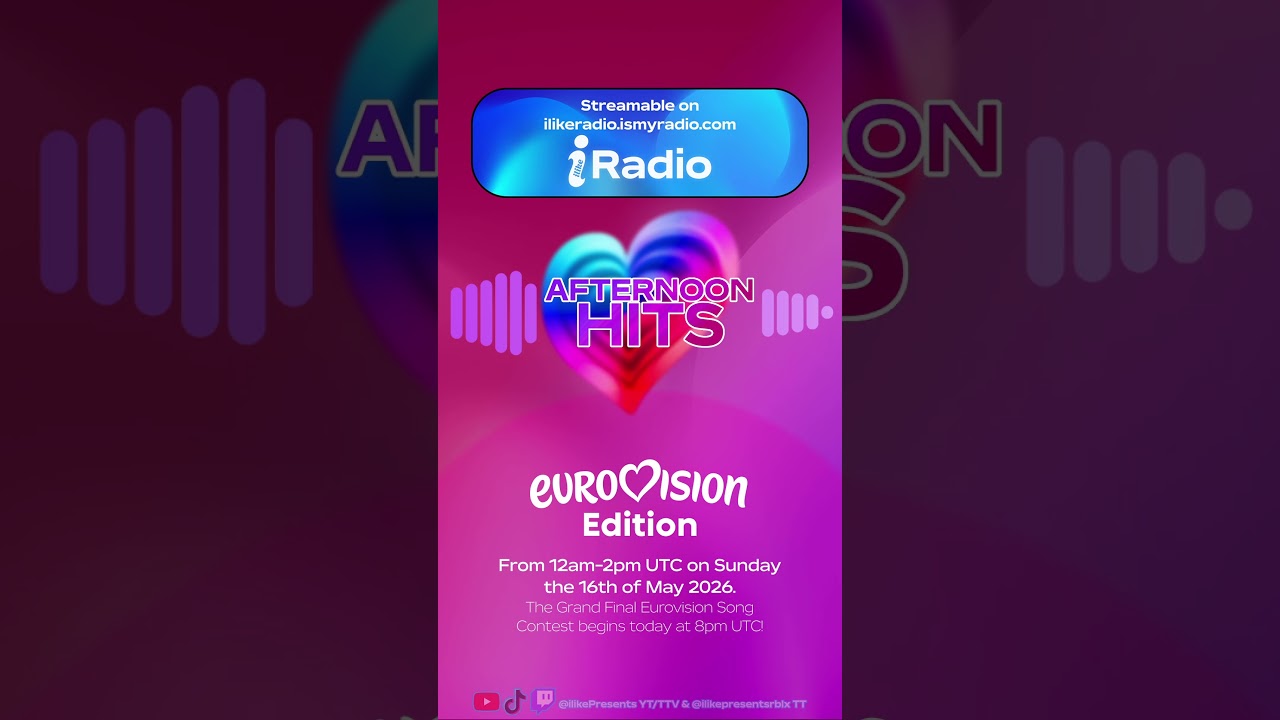 🔴 | Afternoon Hits: Eurovision 2026 edition | Live from 12am-2pm UTC on Saturday, 16th May