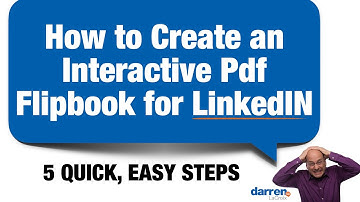 How to create an Interactive pdf flipbook ebook step-by-step