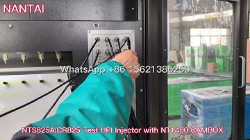 NANTAI NTS825A test bench test HPI injector with NT1400/diesel test bench