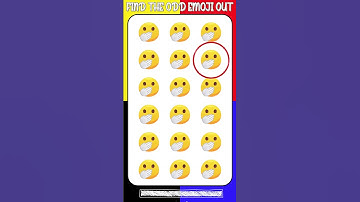 HOW GOOD ARE YOUR EYES #51 | Find The Odd Emoji Out | Find The Difference Puzzles Quiz Game