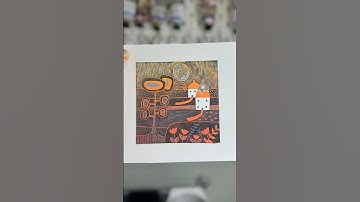 From Sketch to Print | Mini Reduction Linocut Process by Laylart Studio