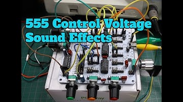 555 Sound Effects using Control Voltage and Gates