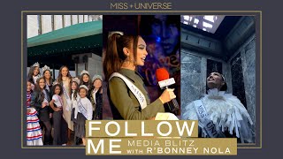 Follow R'Bonney Nola during her Media Blitz | FOLLOW ME | Miss Universe