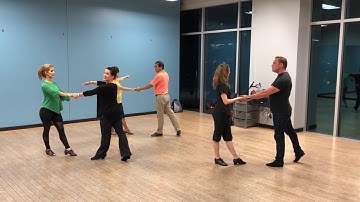 Silver rumba - class review -open hip twist, fan, spiral syncopated fan