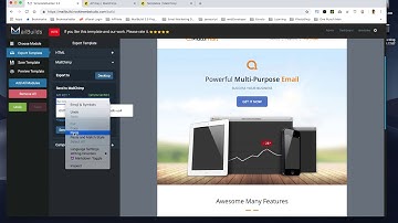 Multimail send your template to MailChimp directly via MailChimp API