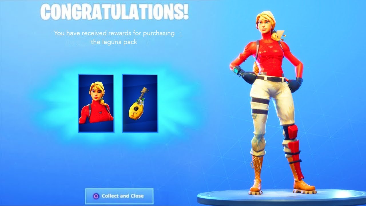 the new laguna fortnite starter pack is here - new starter pack in fortnite