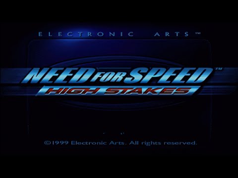 PS1 - Need for Speed 4: High Stakes - Car List and Audio Description +menus and music [4K:60FPS] 🏆