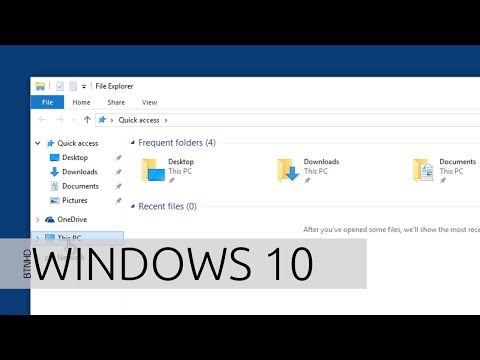 Disable Quick Access in File Explorer on Windows 10