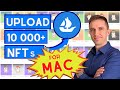 How to Upload 10000 NFTs to Opensea for MAC // with METADATA // Ready-to-Use CODE // Bulk Upload