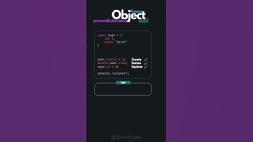 Object Immutability ft. seal, freeze, preventExtensions