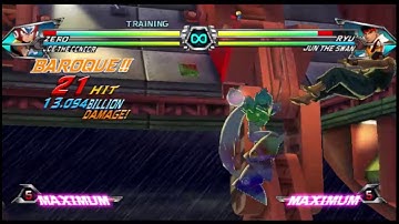 Tatsunoko vs capcom UAS super baroque unblockable concept