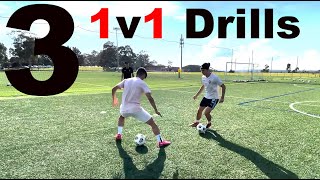 3 Drills To Improve 1v1, Change of Direction, Body Feints & Conditioning | Joner Football screenshot 5