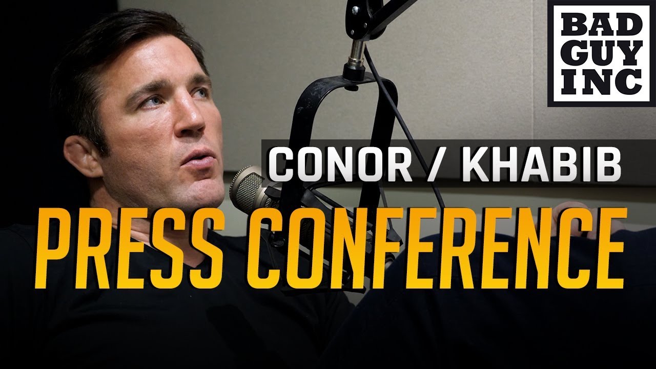 Conor McGregor had two options for the UFC press conference with Khabib Nurmagomedov...