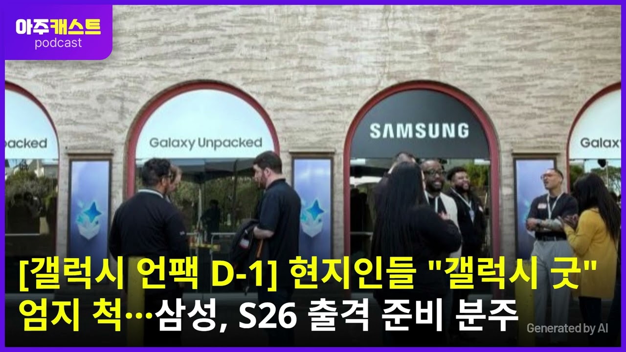 [갤럭시 언팩 D-1] 현지인들 갤럭시 굿 엄지 척···삼성, S26 출격 준비 분주