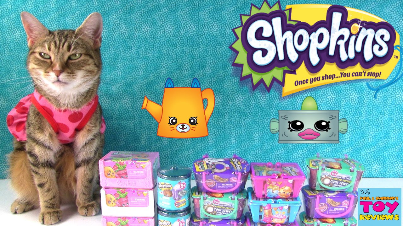 kawaii emoticons Shopkins 2 Pack Blind Basket Season 1 2 3 4 Food Fair Fashion Spree Opening | PSToyReviews