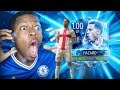 OMG THE FIRST 100 RATED CARD IN FIFA !!! PACK OPENING