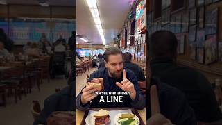 Katz's Deli, Lower East Side NYC. The pastrami sandwich that's been doing this since 1888!