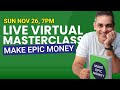 Make Epic Money LIVE Masterclass! | My 3rd BOOK! | Ankur Warikoo