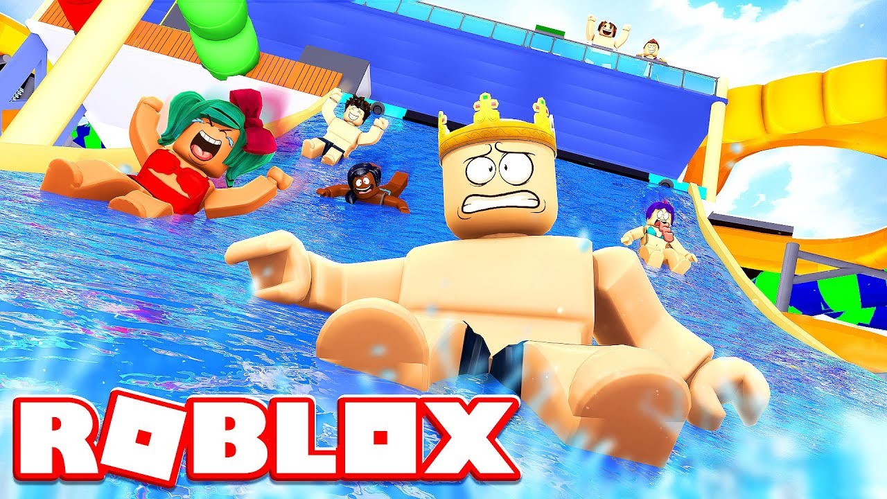 how to build a water park on roblox youtube