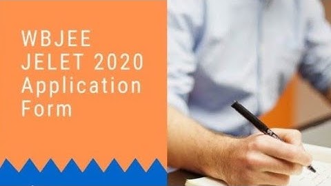 Registration or application step for JELET. How to apply for jelet. how to register jelet. WBJEE