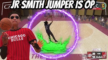 *100% GREEN* JR SMITH JUMP SHOT  WILL TAKE OVER SEASON 7 NBA 2K23 (BEST JUMPER EVER)