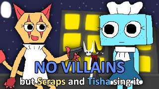 No Villains But Scraps And Tisha Sing It Fnf Dandys World Reskincover