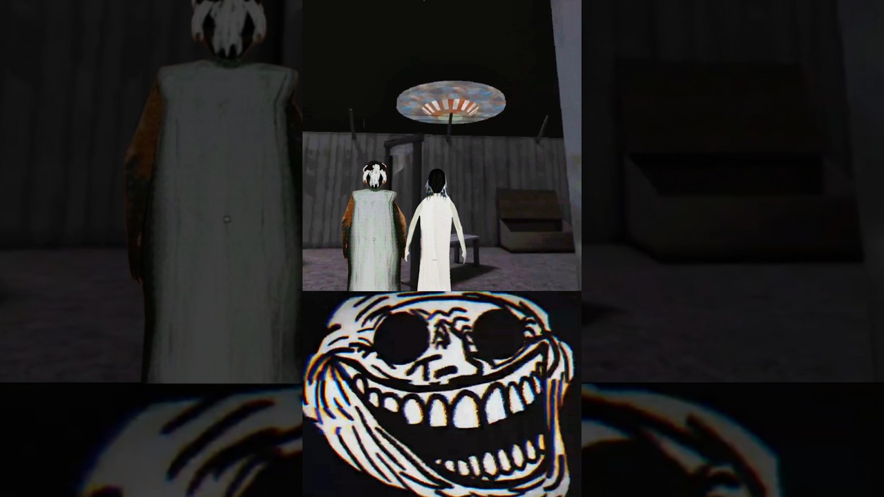 Playing on Granny UFO Escape Secens 😈 Troll Face 