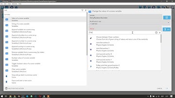 GDevelop [Official Extension] Choose  - Given a string of values return a random one