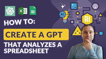How to create a custom GPT to analyze data in a spreadsheet