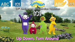 Teletubbies 25Th Anniversary On Australian Television Up Down, Turn Around