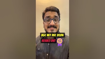 UGC NET DEC 2024 Result Out | #ugcnetresult2024 #ugcnetresult #ugcnet2025 #resultout