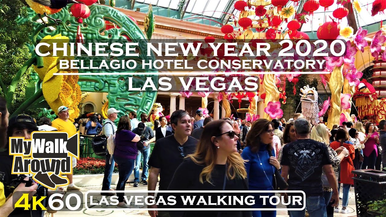 Las Vegas - Bellagio Hotel Conservatory 2020 Chinese New Year display