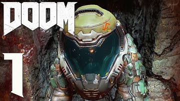 DOOM 2016 - 100% Gameplay Walkthrough - Part 1 No Commentary