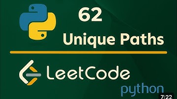 Leetcode 62 - Unique Paths - Python Solution