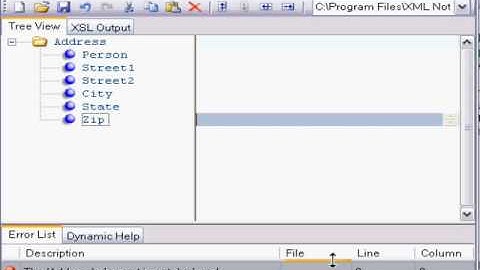 Create an XML File with XML Notepad 2007