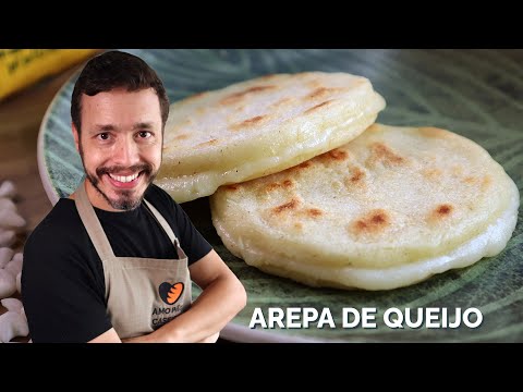 AREPA DE QUEIJO - Receita rápida, sem glúten e sem sova